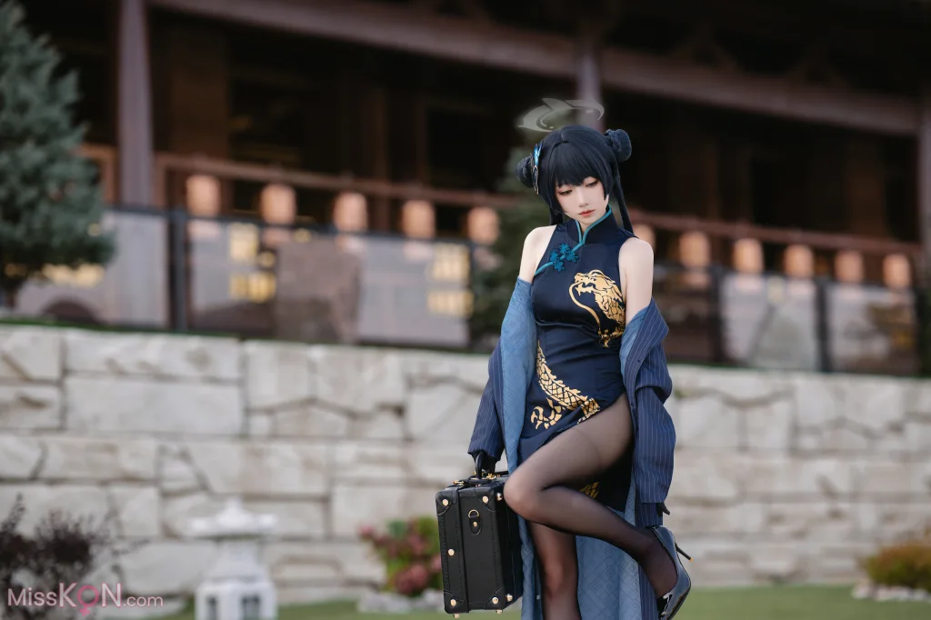 Coser@小木曾AYA: 蔚蓝档案 妃咲 (33 photos)