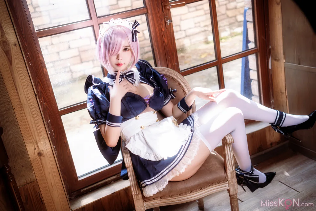Coser@亚马逊鲶鱼: FGO 玛修 女仆 (10 ảnh)
