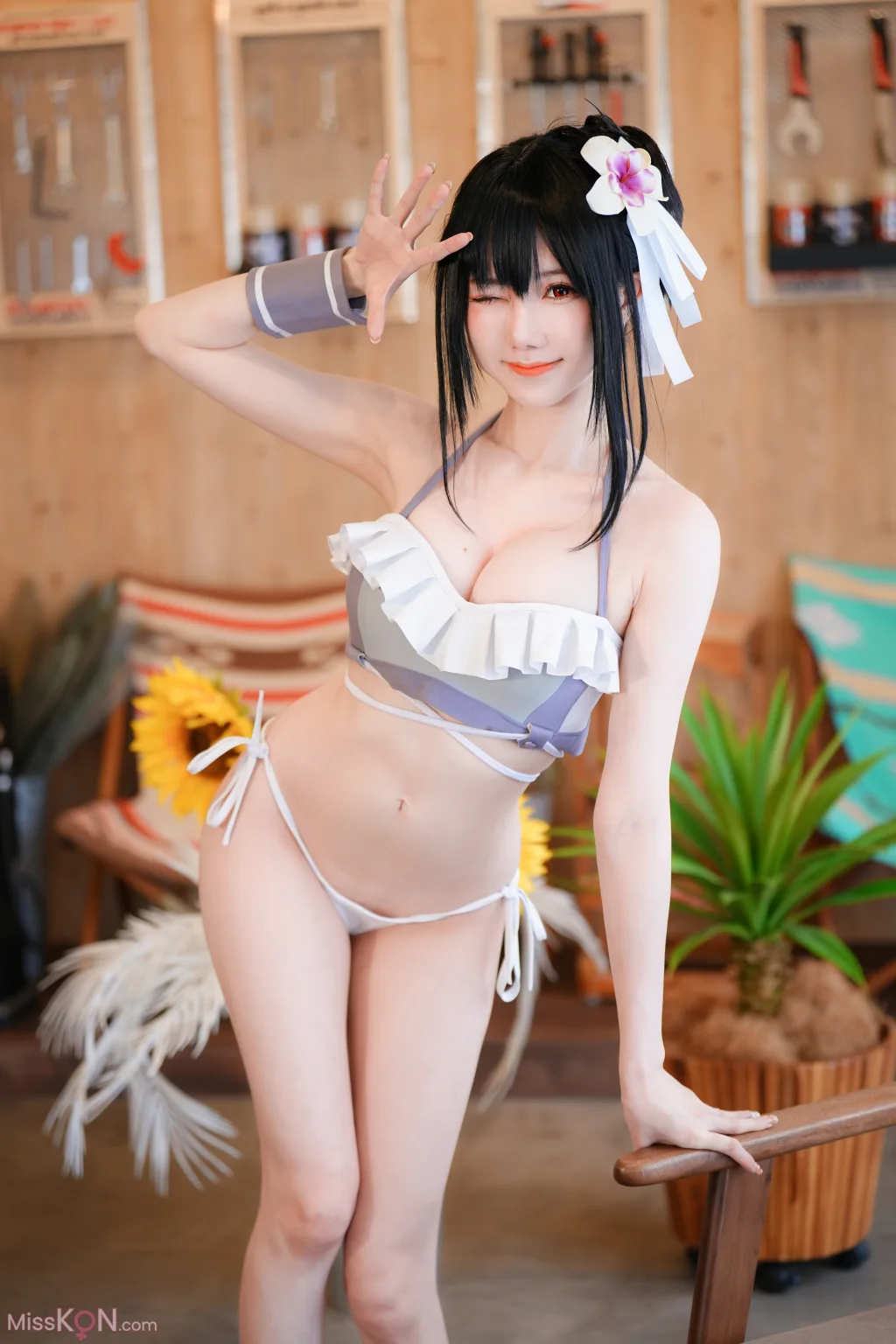 Coser@Sally多啦雪 (Sally Dorasnow): Tifa Bikini (57 ảnh)