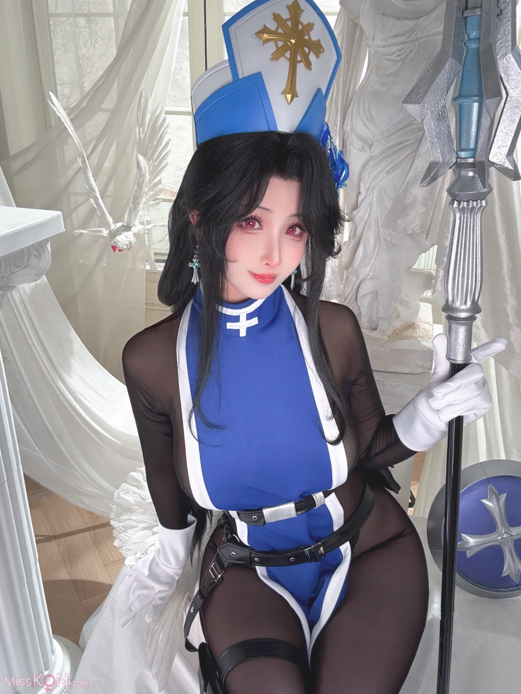 Coser@rioko凉凉子: 胜利女神：妮姬 梅登 冰玫瑰 (45 photos)