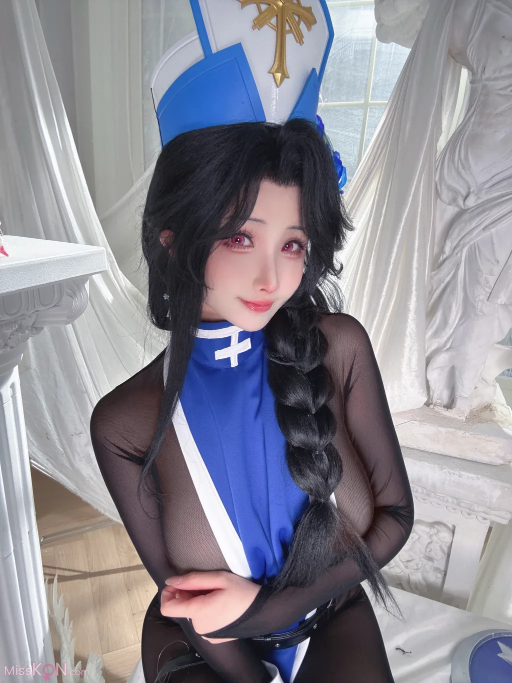 Coser@rioko凉凉子: 胜利女神：妮姬 梅登 冰玫瑰 (45 photos)