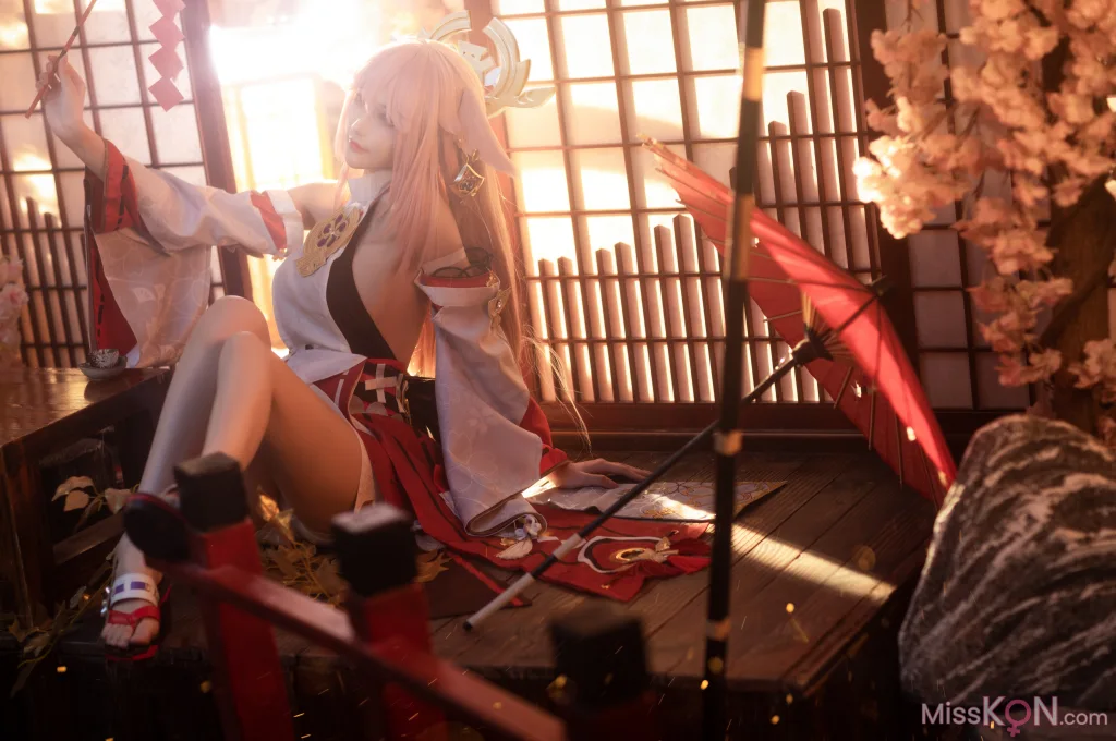 Coser@花兮_honoka: 原神 八重神子 (11 ảnh)