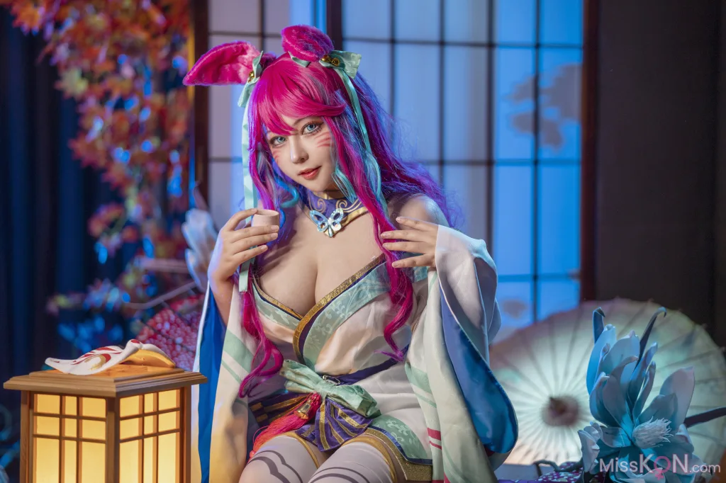 Coser@KANEKO_咔喵: 英雄联盟 灵魂莲华 阿狸 (17 ảnh )