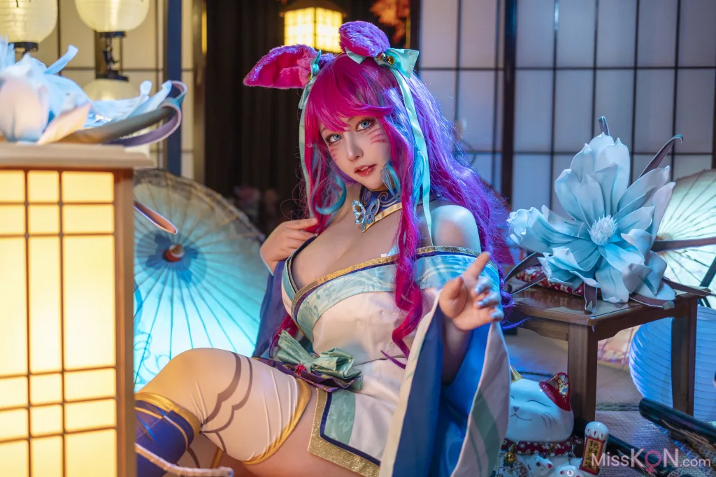 Coser@KANEKO_咔喵: 英雄联盟 灵魂莲华 阿狸 (17 ảnh )