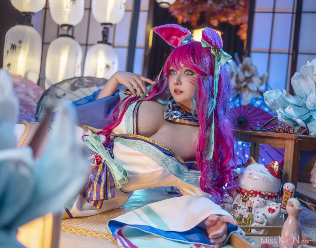Coser@KANEKO_咔喵: 英雄联盟 灵魂莲华 阿狸 (17 ảnh )