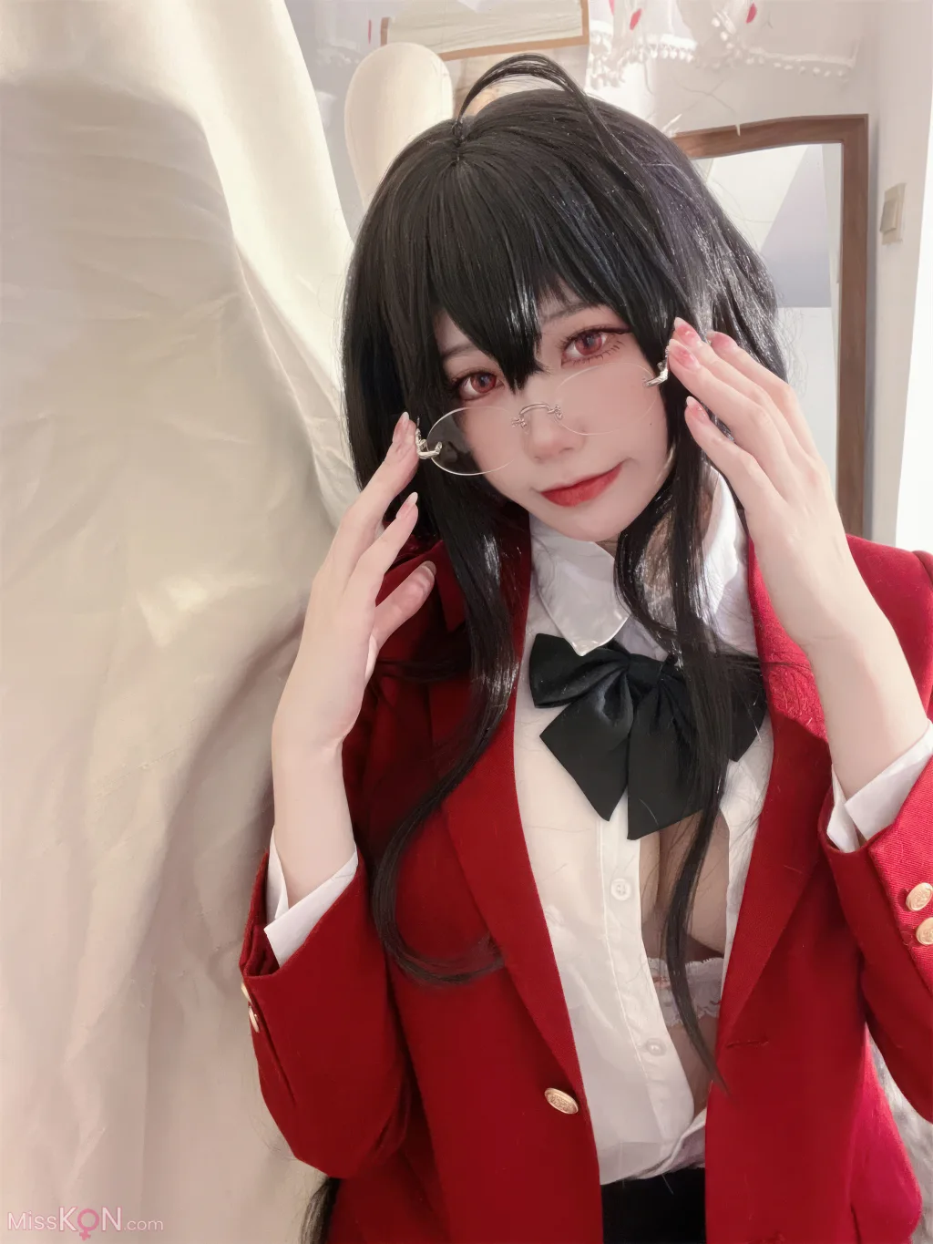 Coser@安食Ajiki: 碧蓝航线 大凤 JK (40 photos)