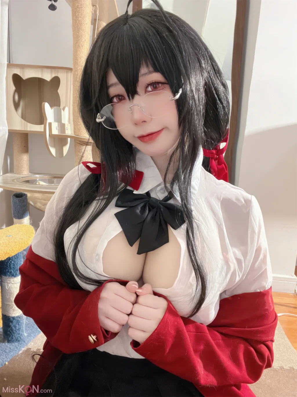 Coser@安食Ajiki: 碧蓝航线 大凤 JK (40 photos)
