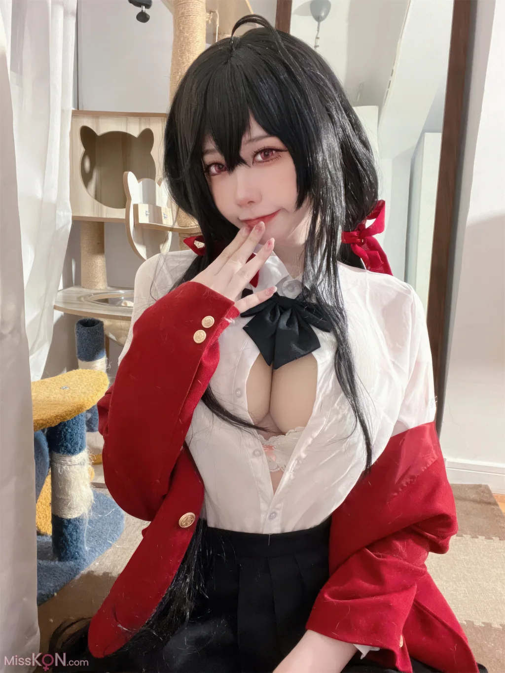 Coser@安食Ajiki: 碧蓝航线 大凤 JK (40 photos)