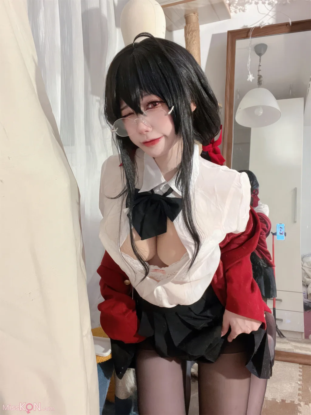 Coser@安食Ajiki: 碧蓝航线 大凤 JK (40 photos)