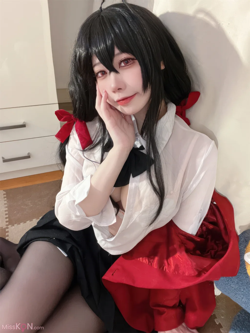 Coser@安食Ajiki: 碧蓝航线 大凤 JK (40 photos)