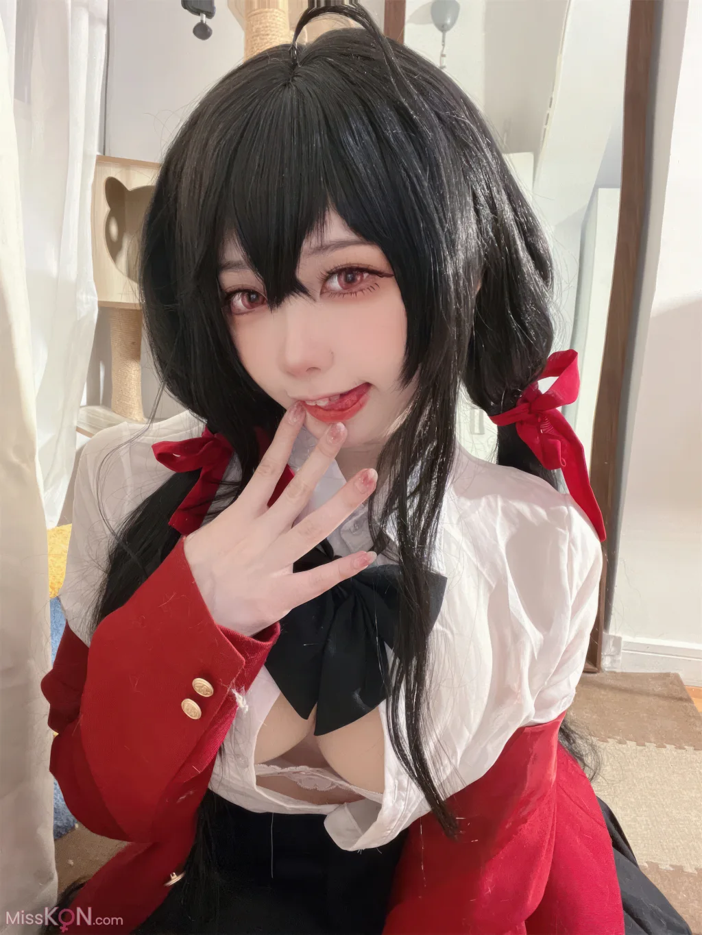 Coser@安食Ajiki: 碧蓝航线 大凤 JK (40 photos)