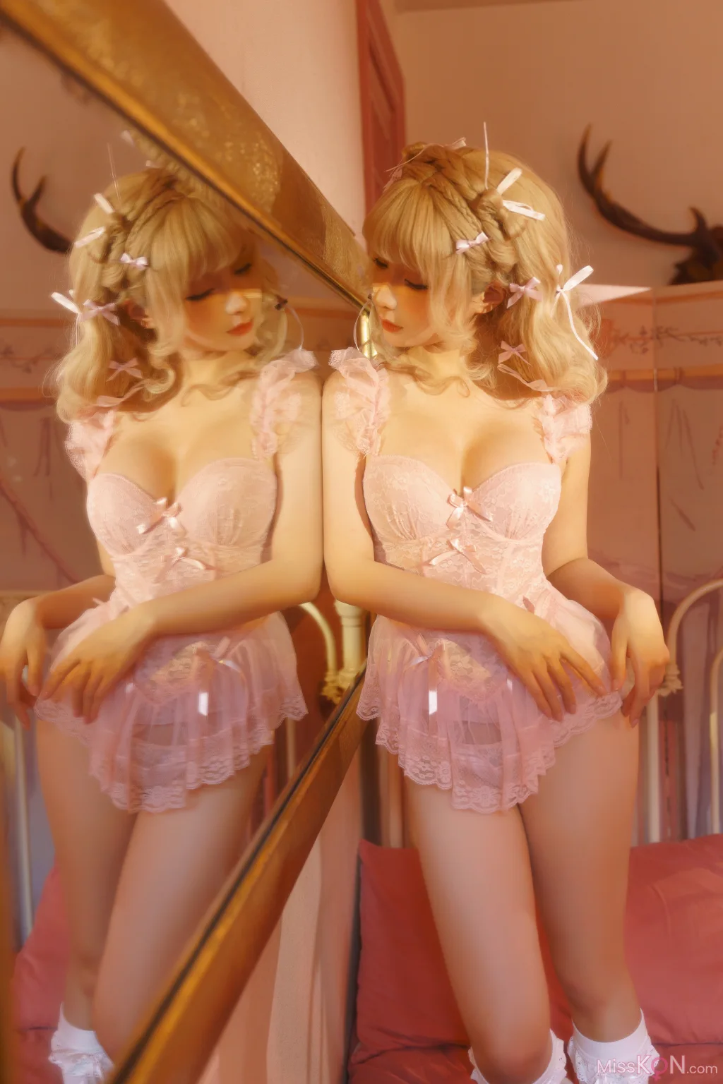 Coser@蠢沫沫 (chunmomo): 金发蝴蝶结 (94 ảnh)