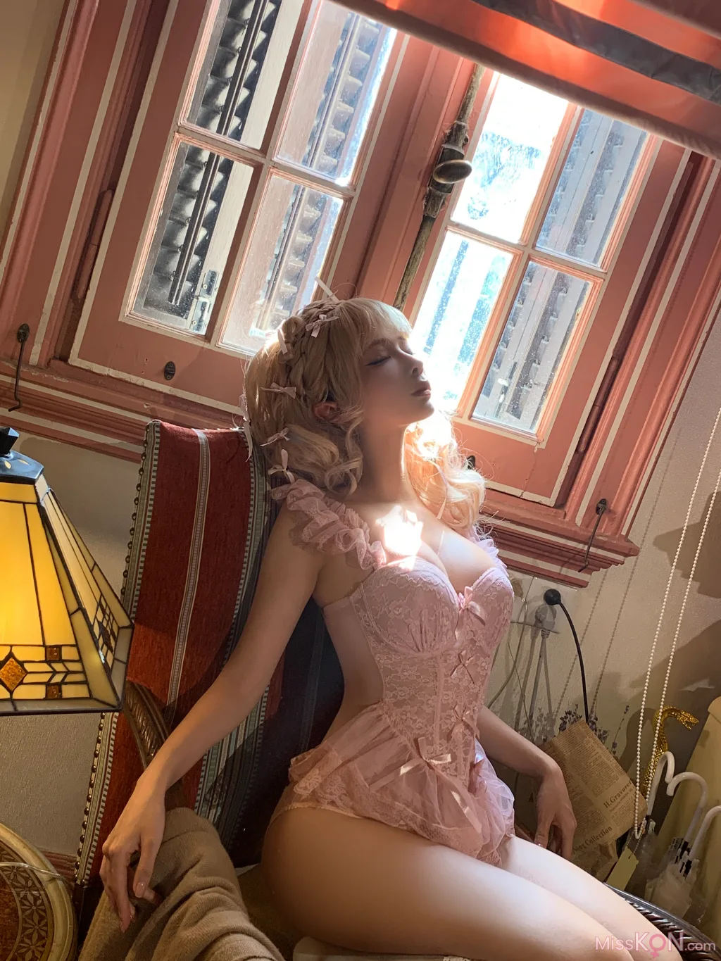 Coser@蠢沫沫 (chunmomo): 金发蝴蝶结 (94 photos)