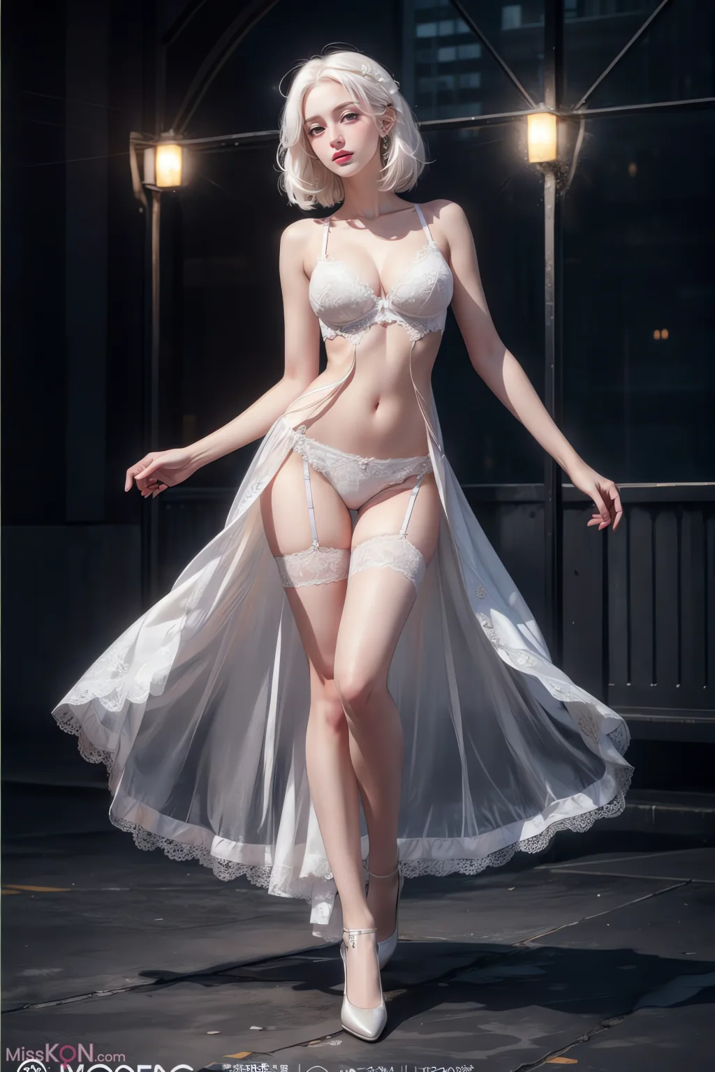 [AI Generated] 白丝少女 (48 ảnh)