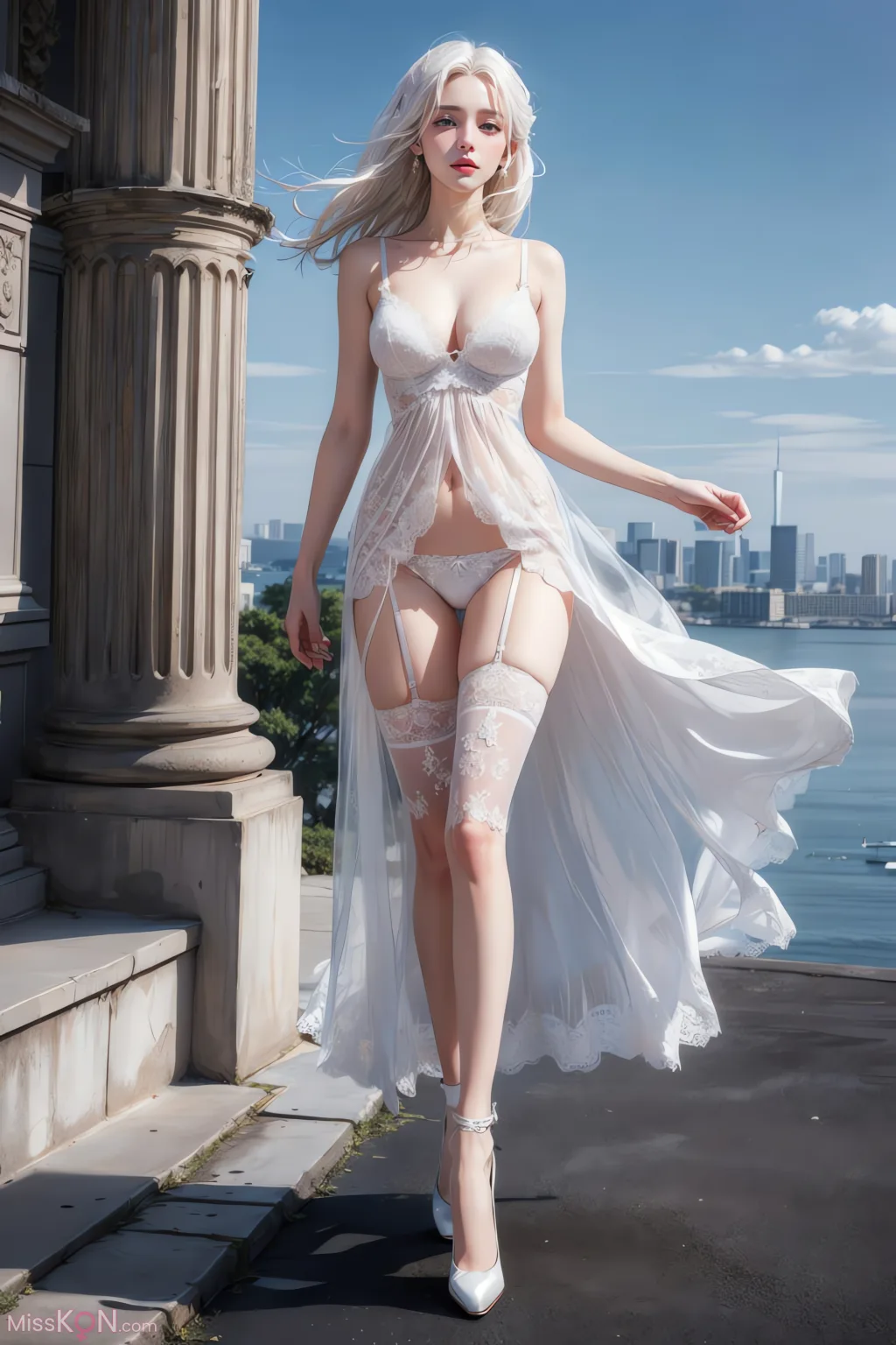 [AI Generated] 白丝少女 (48 photos)