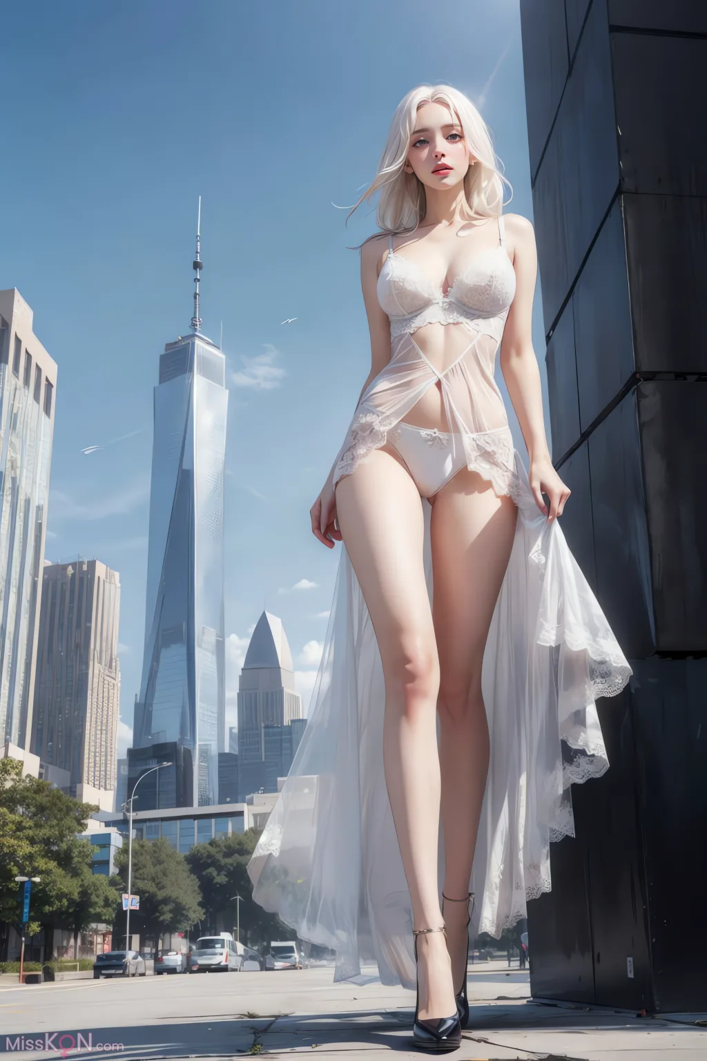 [AI Generated] 白丝少女 (48 photos)