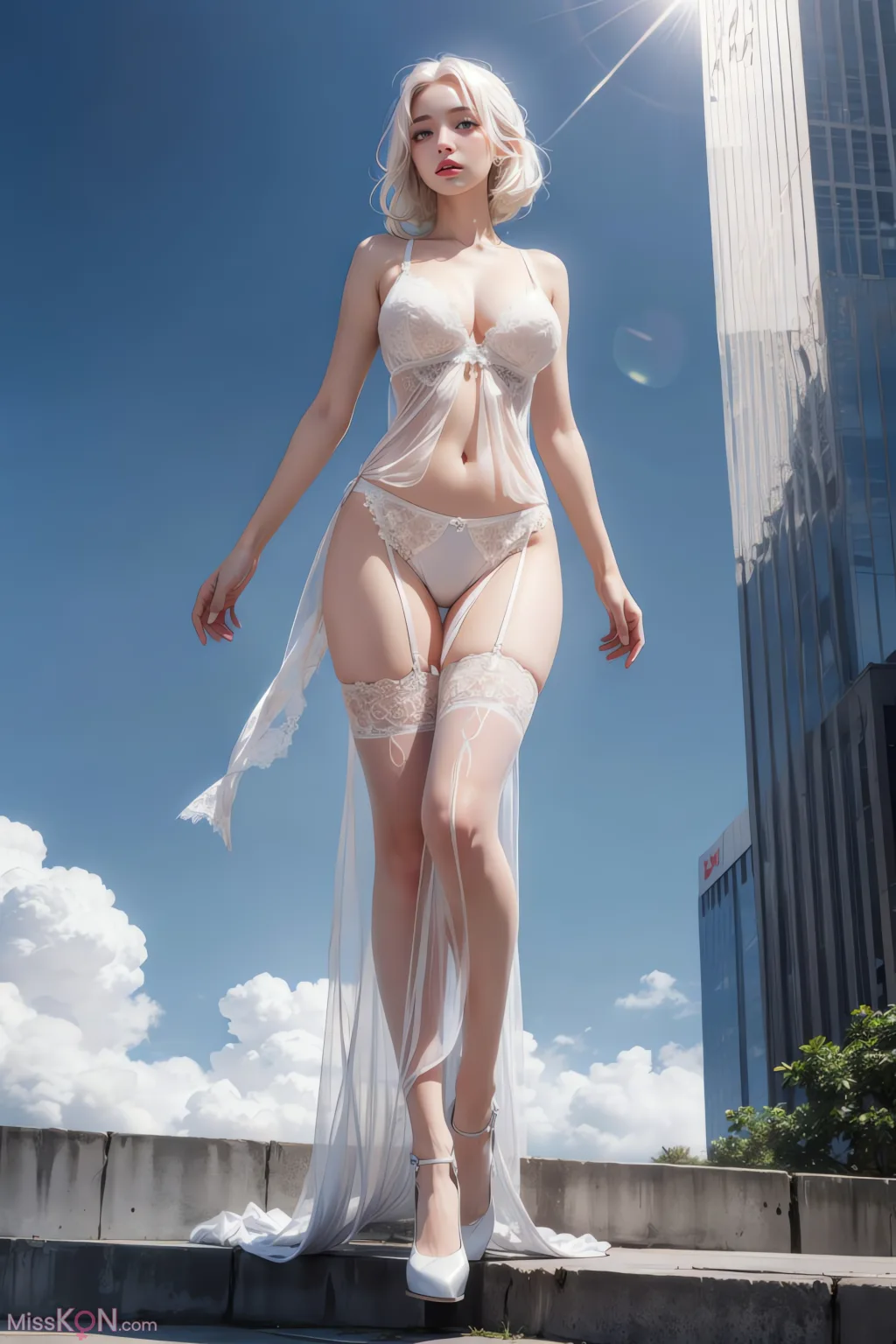[AI Generated] 白丝少女 (48 photos)