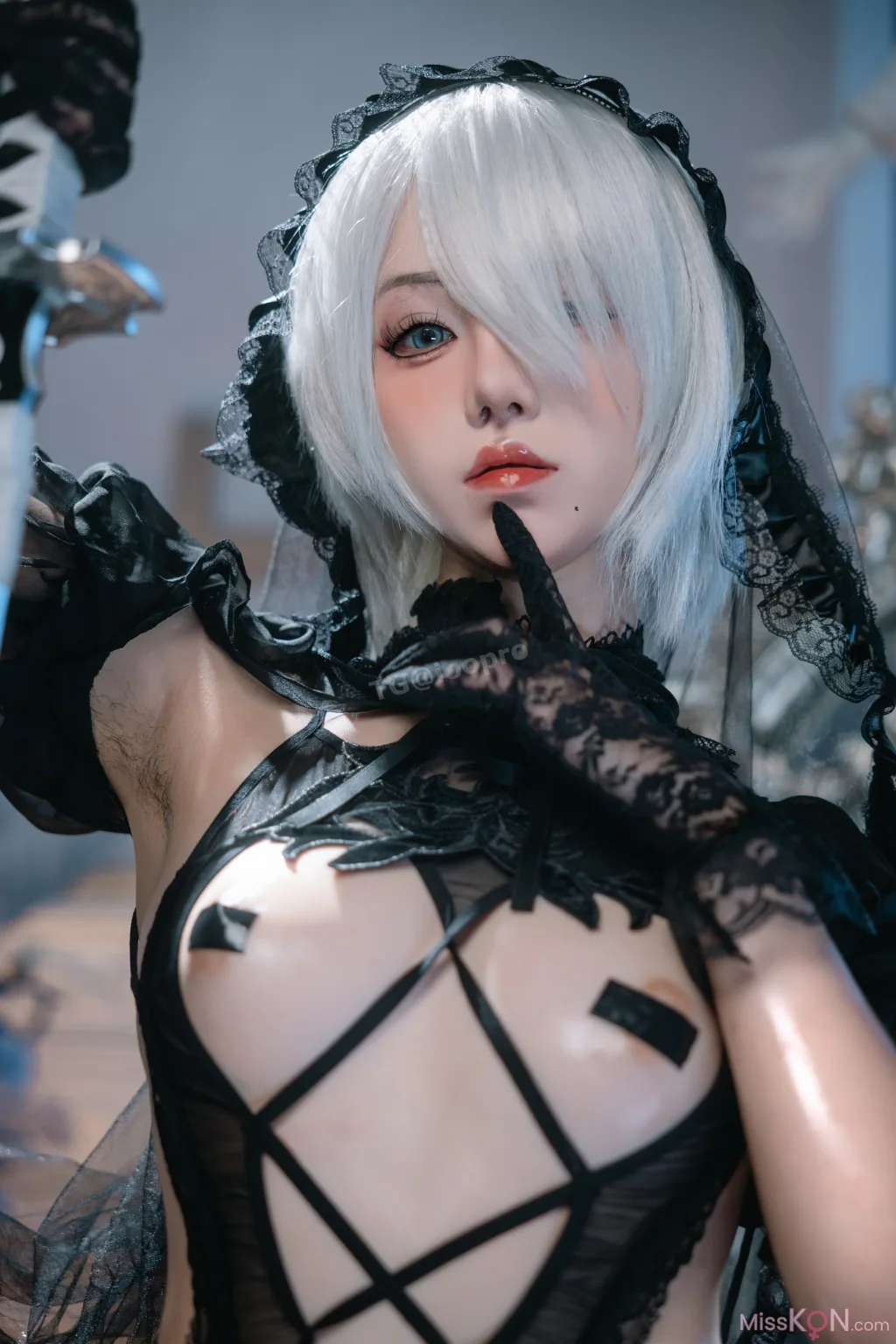 Coser@阿薰kaOri: 2B黑花嫁 (93 ảnh)