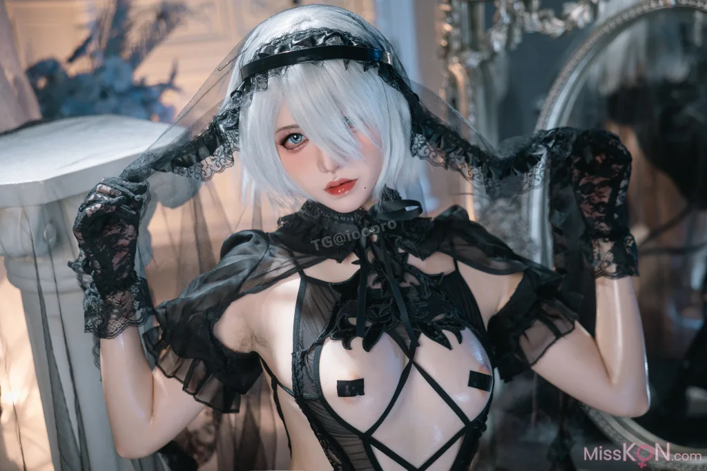 Coser@阿薰kaOri: 2B黑花嫁 (93 ảnh)