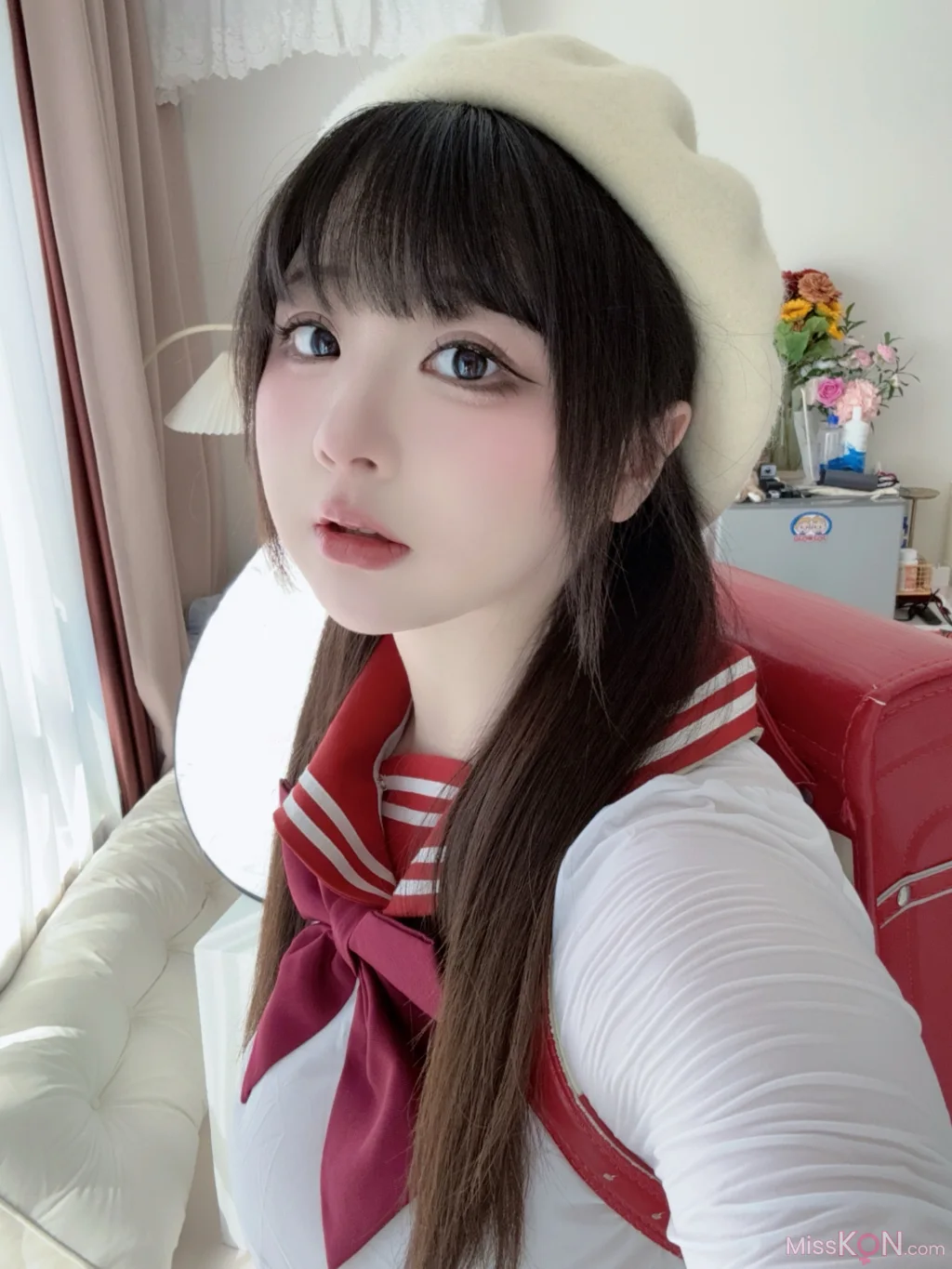 Coser@皮皮奶可可爱了啦: JK红书包 (47 photos)