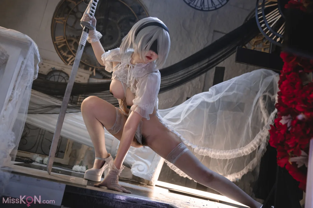 Coser@阿薰kaOri: 2B白花嫁 (67 photos)