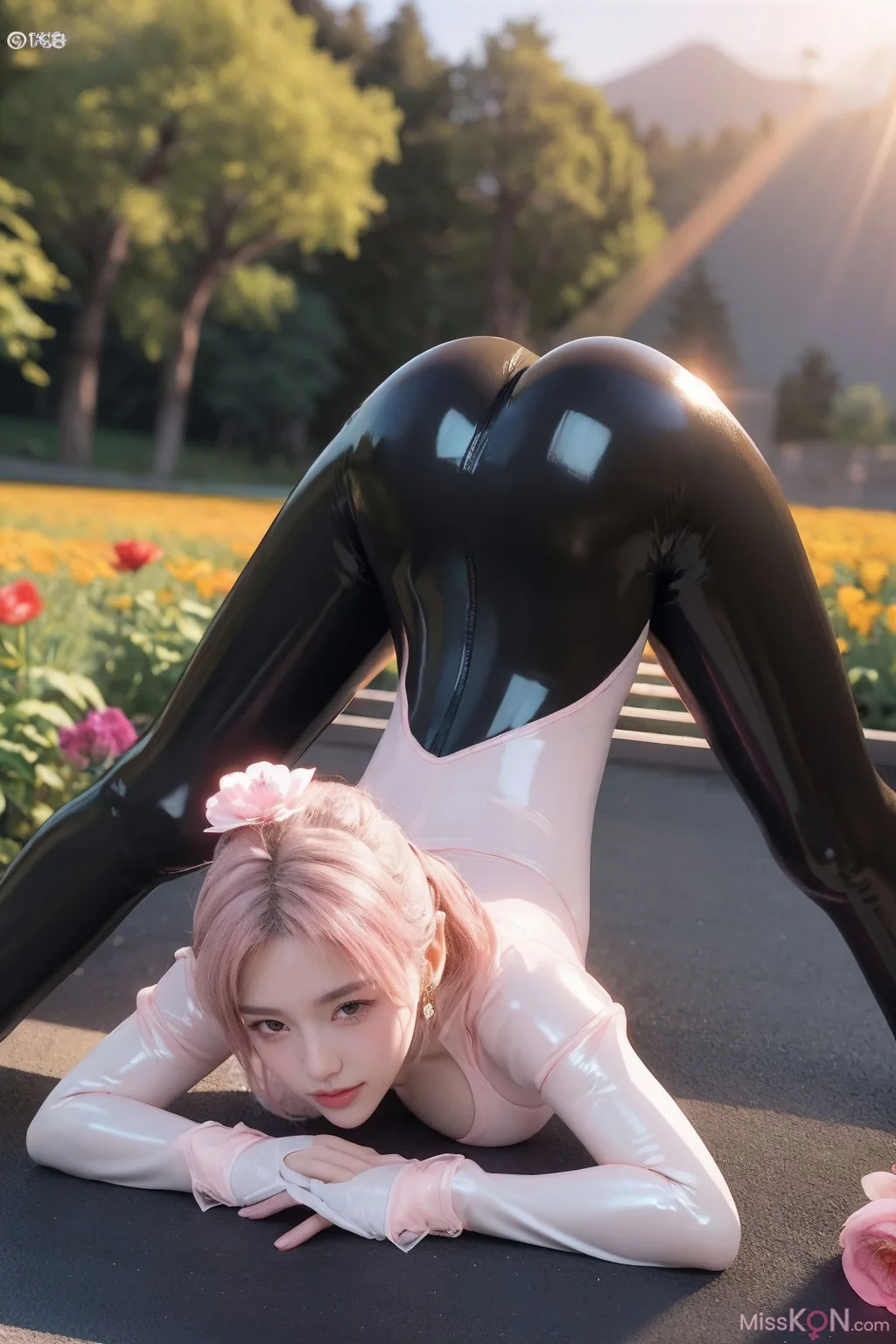 [AI Generated] 粉嫩胶衣女神 (98 photos)