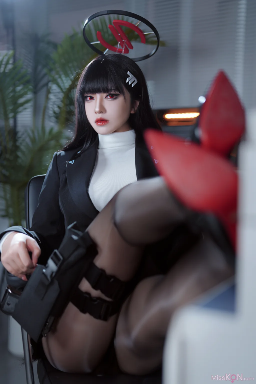 Coser@半半子: 碧蓝档案 调月莉音 (60 photos)