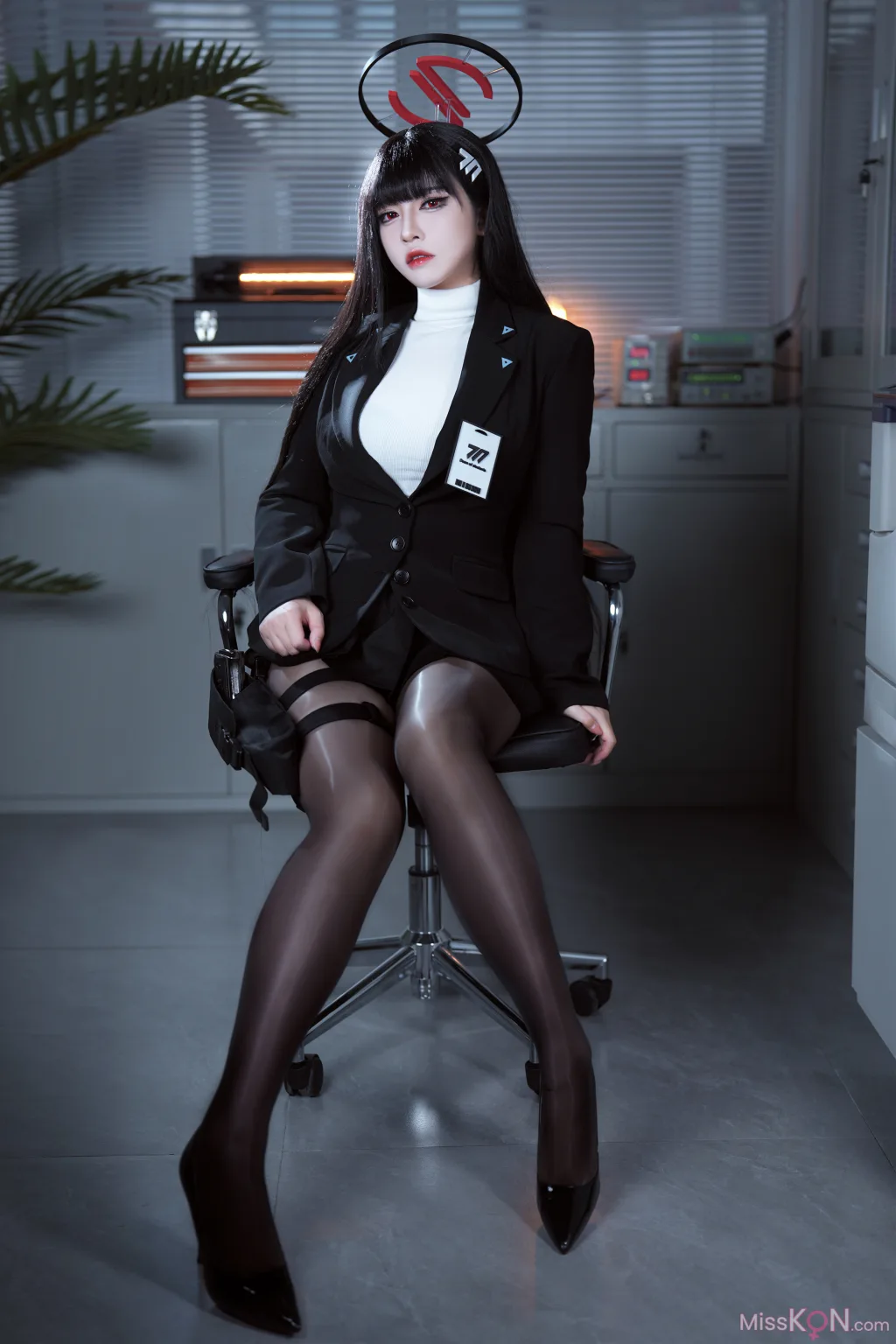 Coser@半半子: 碧蓝档案 调月莉音 (60 photos)