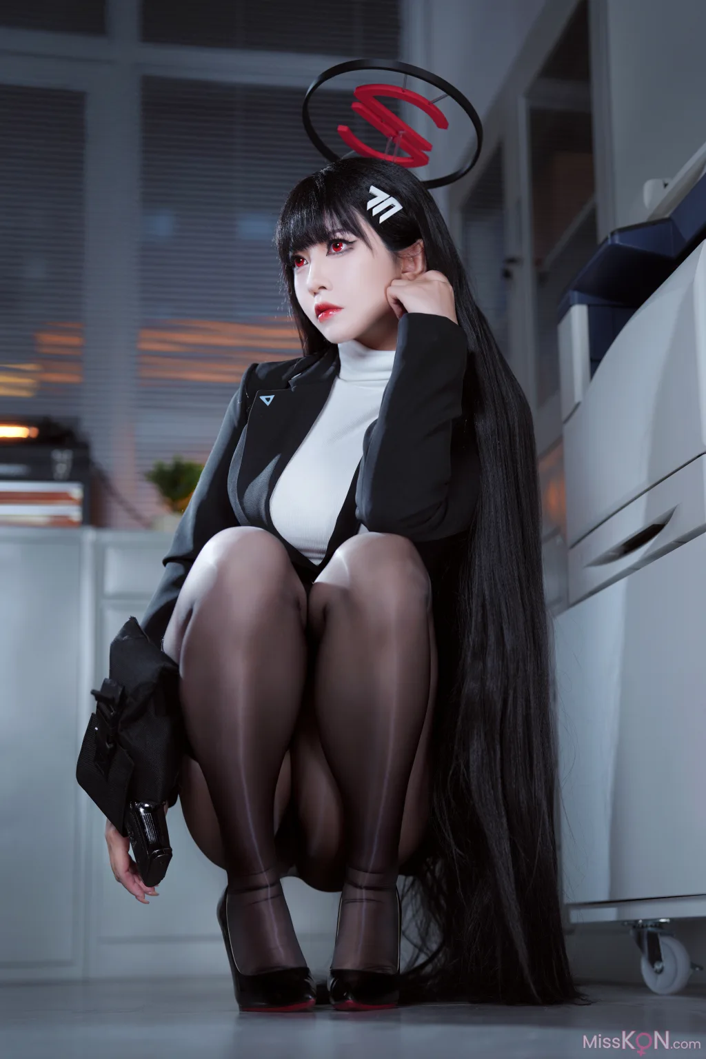 Coser@半半子: 碧蓝档案 调月莉音 (60 photos)