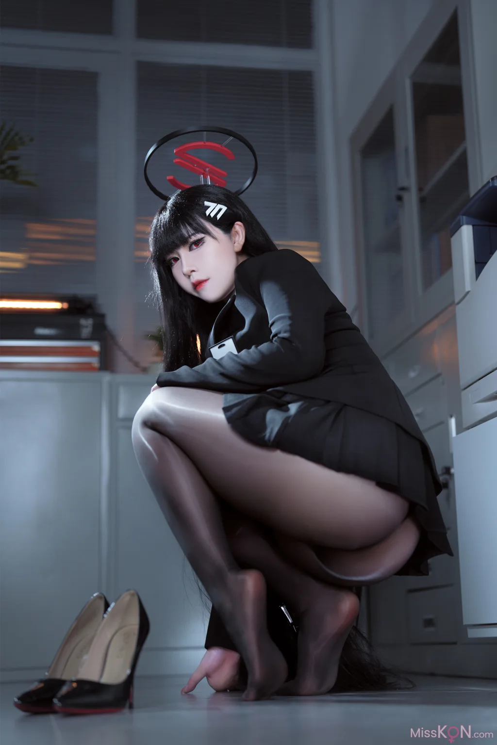 Coser@半半子: 碧蓝档案 调月莉音 (60 photos)