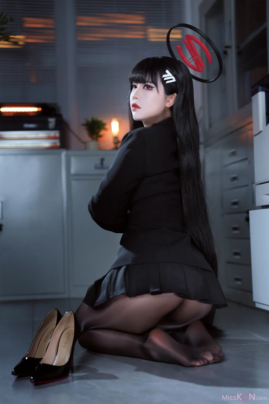 Coser@半半子: 碧蓝档案 调月莉音 (60 photos)