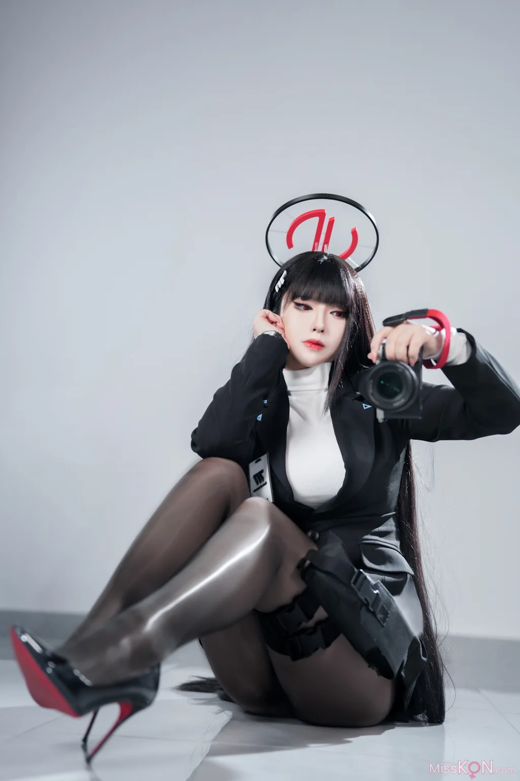 Coser@半半子: 碧蓝档案 调月莉音 (60 photos)