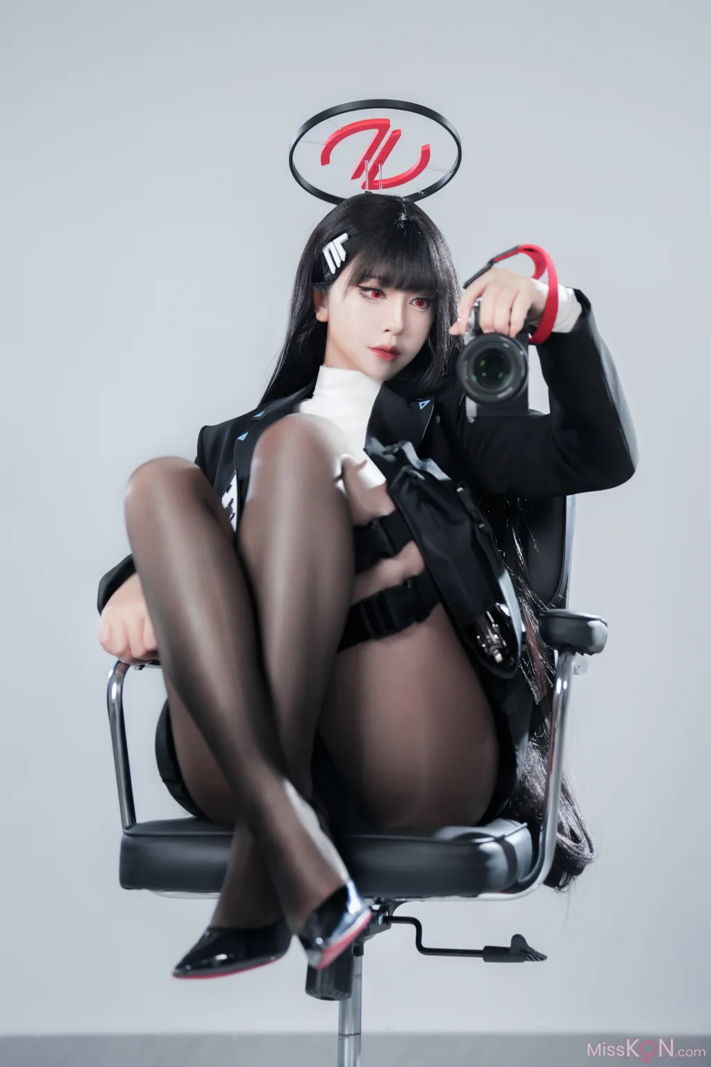Coser@半半子: 碧蓝档案 调月莉音 (60 photos)