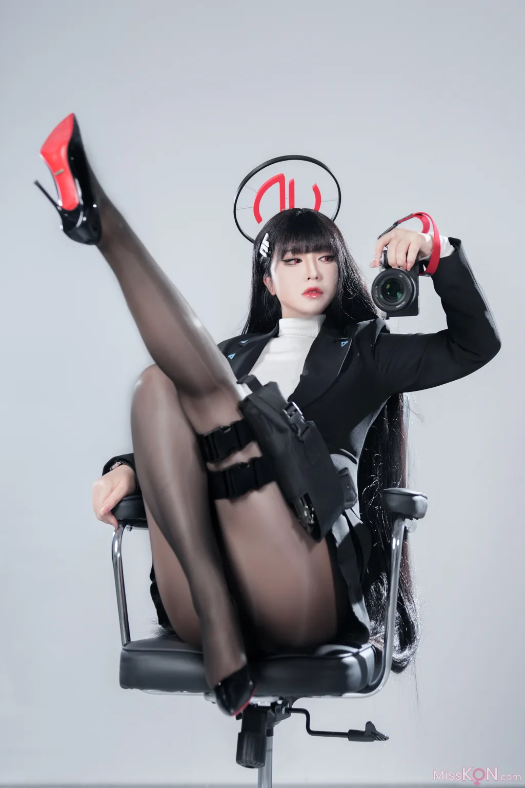 Coser@半半子: 碧蓝档案 调月莉音 (60 photos)