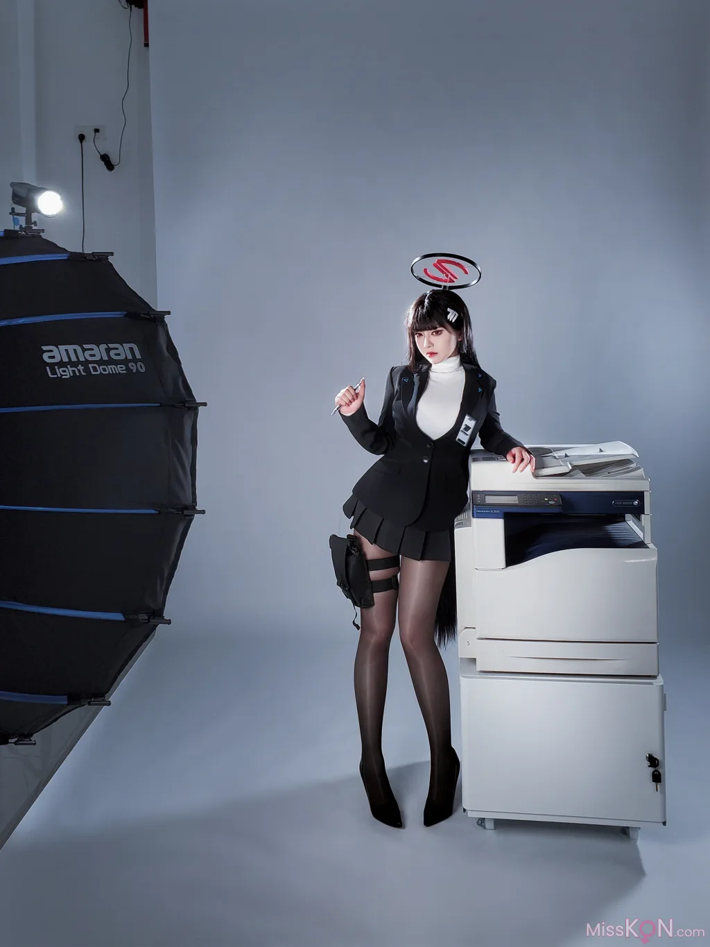 Coser@半半子: 碧蓝档案 调月莉音 (60 photos)