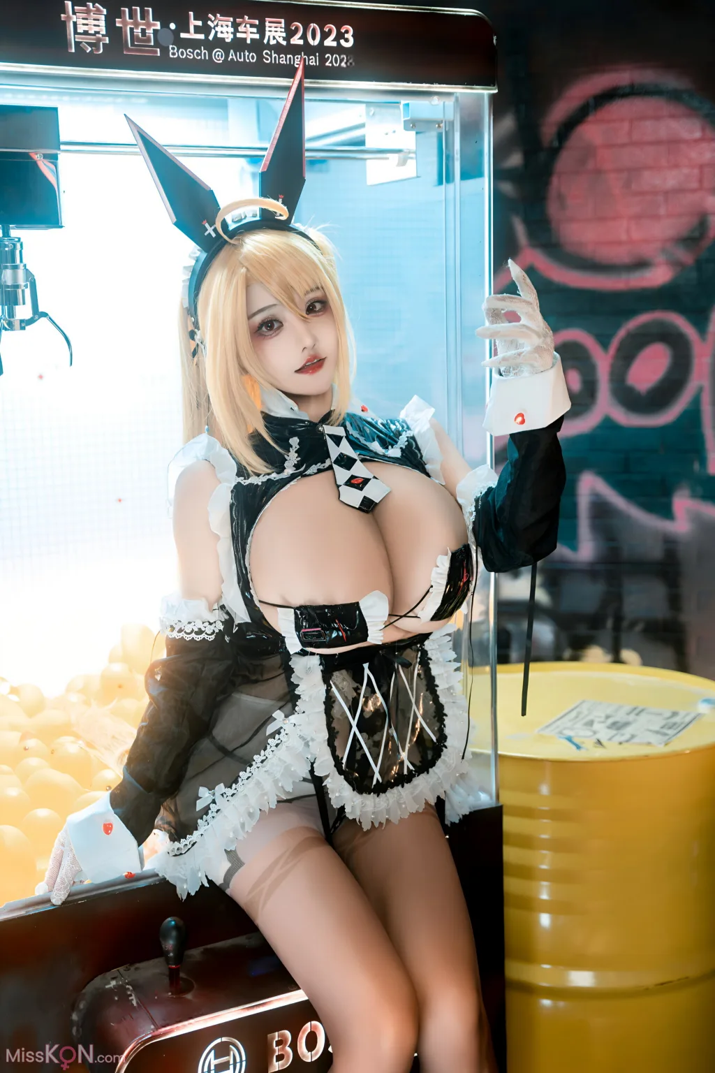 Coser@虎牙古阿扎: 交错战线 咎瓦尤斯女仆 (60 photos)