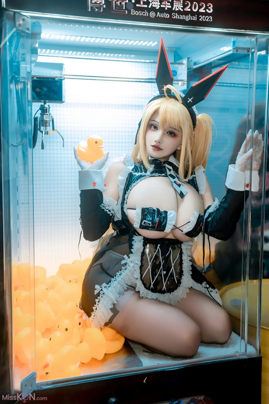 Coser@虎牙古阿扎: 交错战线 咎瓦尤斯女仆 (60 photos)