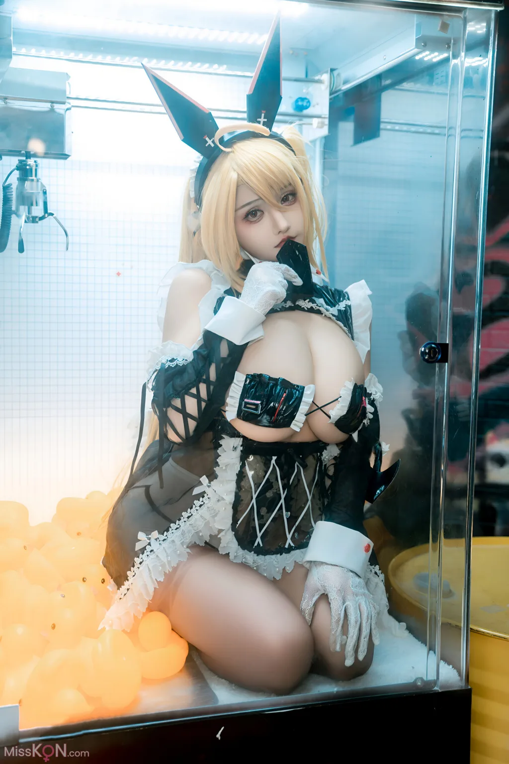 Coser@虎牙古阿扎: 交错战线 咎瓦尤斯女仆 (60 photos)