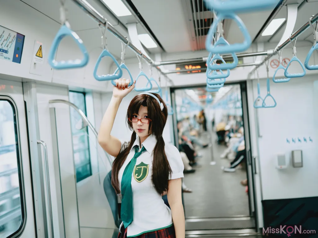 Coser@PuyPuy: 真希波 Mari Swimsuit (274 photos)