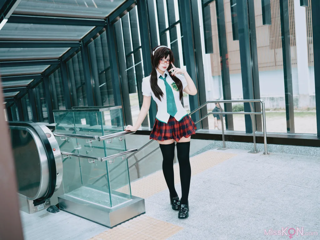 Coser@PuyPuy: 真希波 Mari Swimsuit (274 photos)