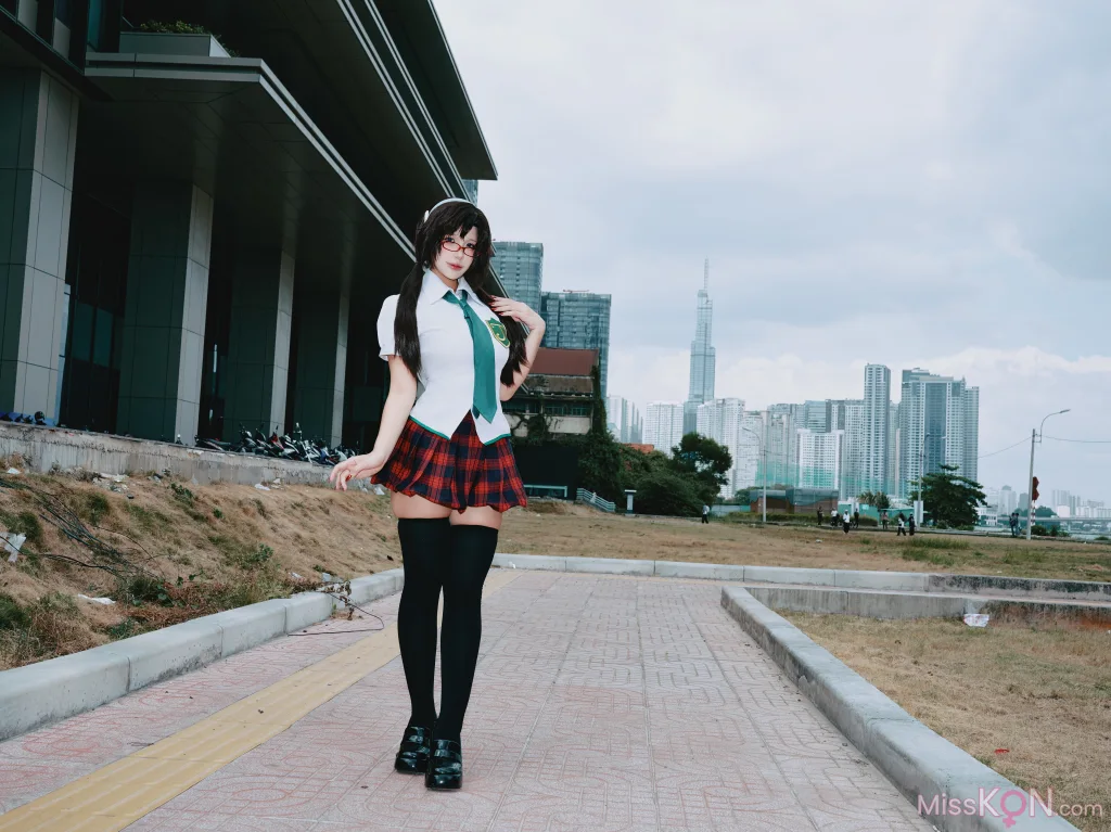 Coser@PuyPuy: 真希波 Mari Swimsuit (274 photos)