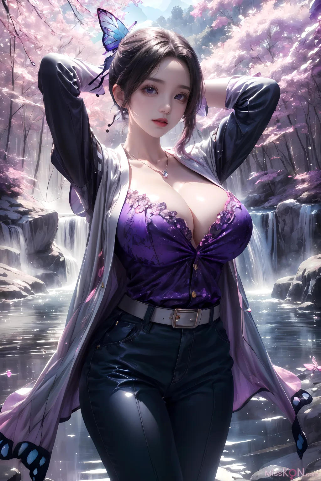 [AI Generated] kuzan: 鬼灭之刃-蝴蝶忍 (28 photos)