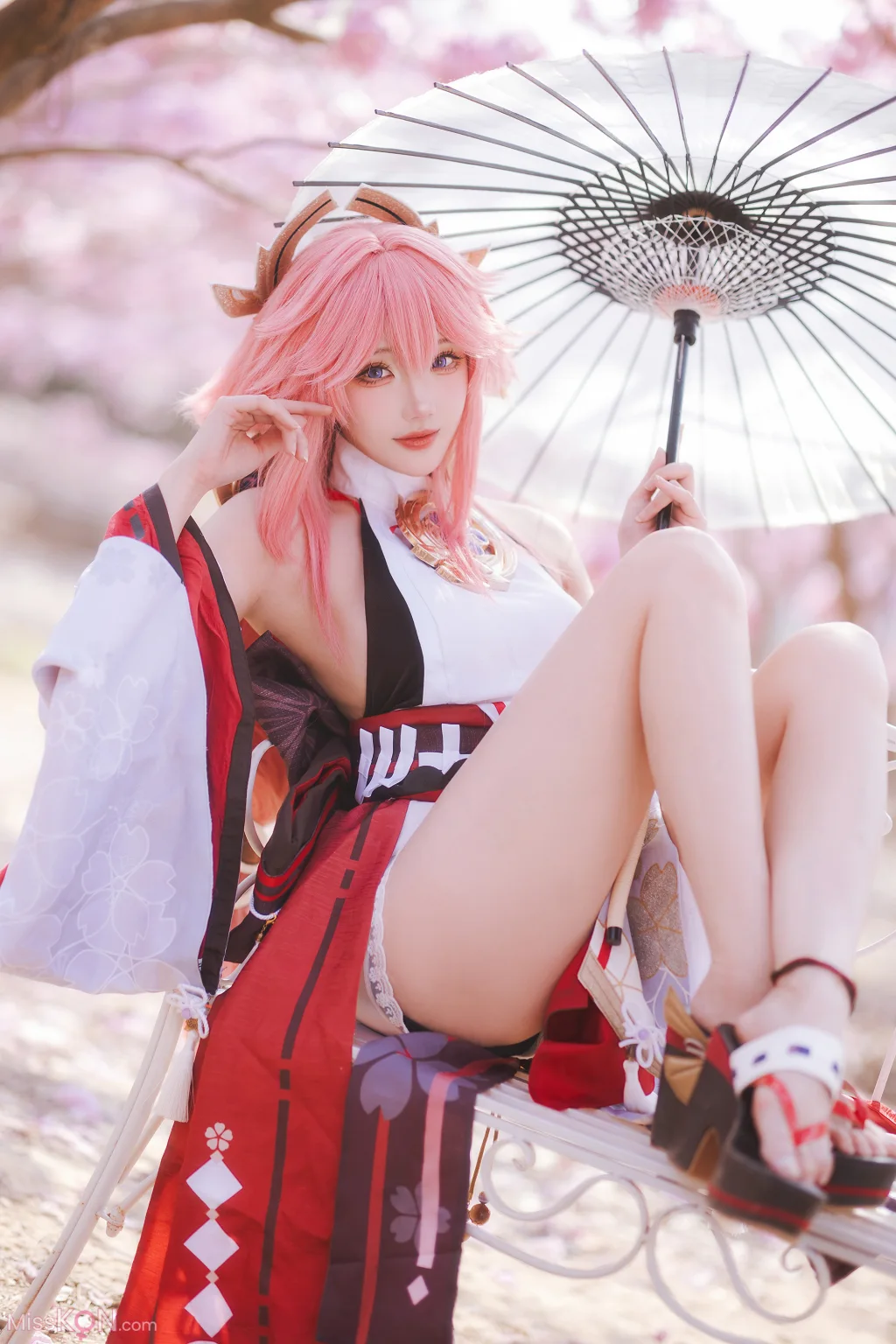 Coser@瓜希酱: 原神 八重神子 (20 photos)