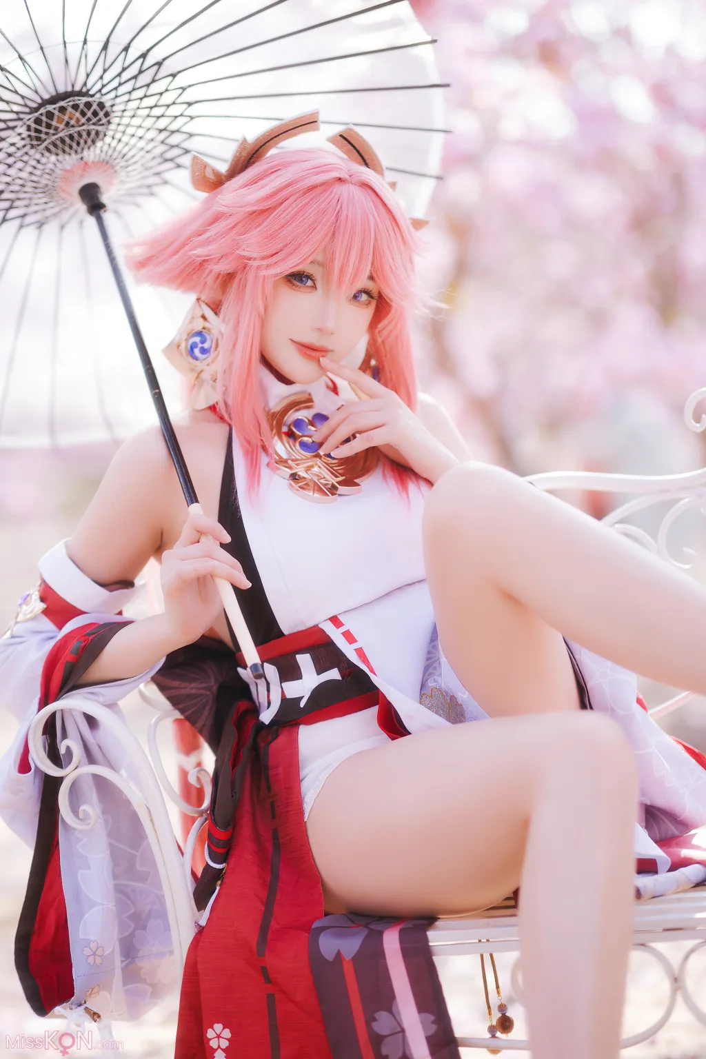 Coser@瓜希酱: 原神 八重神子 (20 photos)