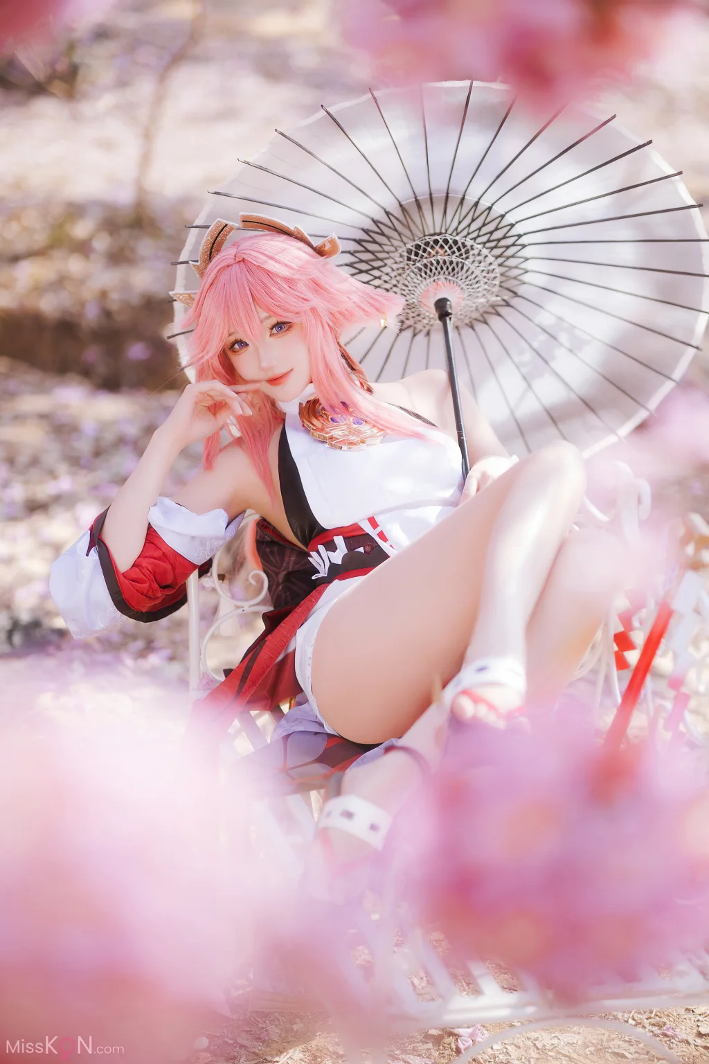 Coser@瓜希酱: 原神 八重神子 (20 photos)