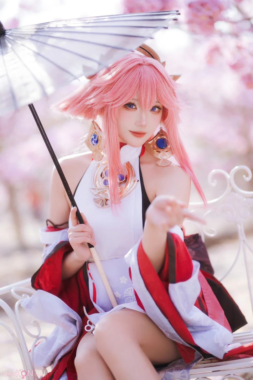 Coser@瓜希酱: 原神 八重神子 (20 photos)