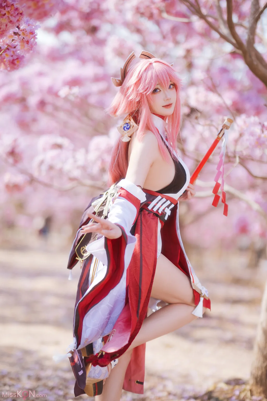 Coser@瓜希酱: 原神 八重神子 (20 photos)