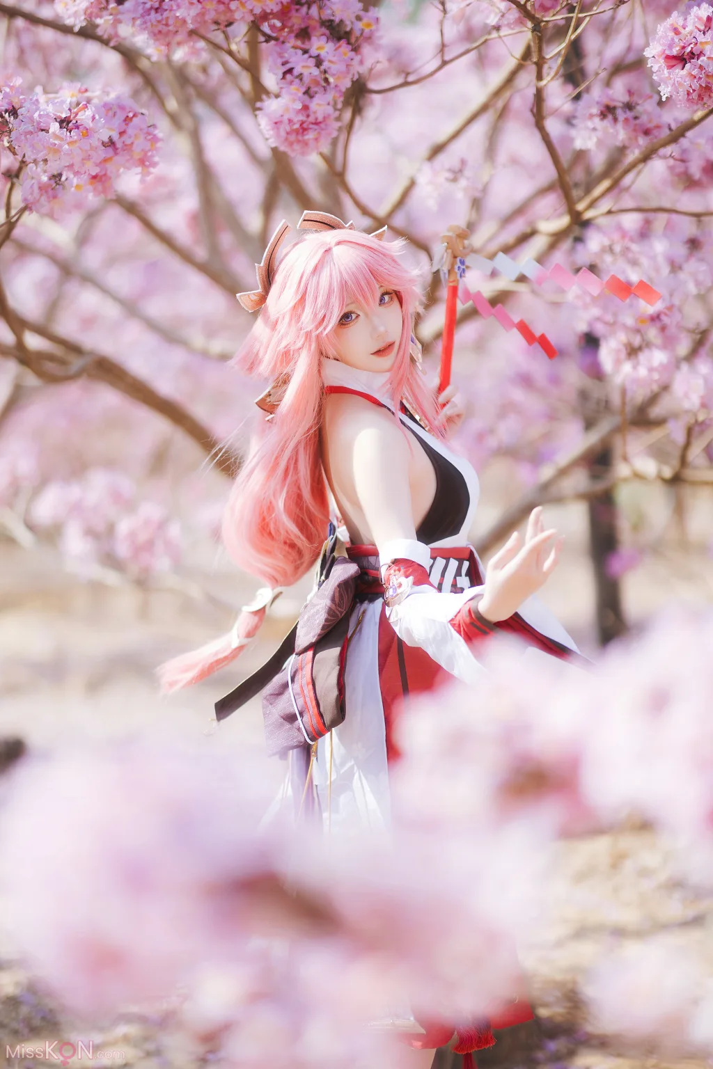 Coser@瓜希酱: 原神 八重神子 (20 photos)