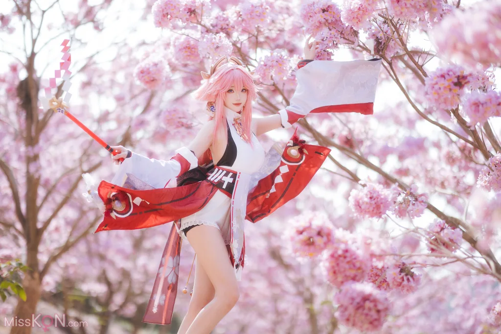 Coser@瓜希酱: 原神 八重神子 (20 photos)