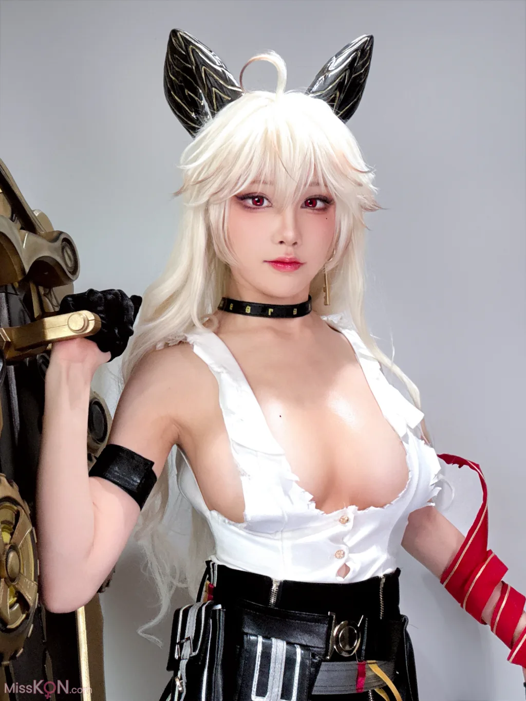 Coser@水淼Aqua: 贊妮爆衣自拍 (21 photos)